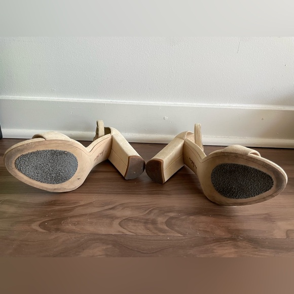 Sam Edelman Suede Ankle Strap Heels - Picture 5 of 11